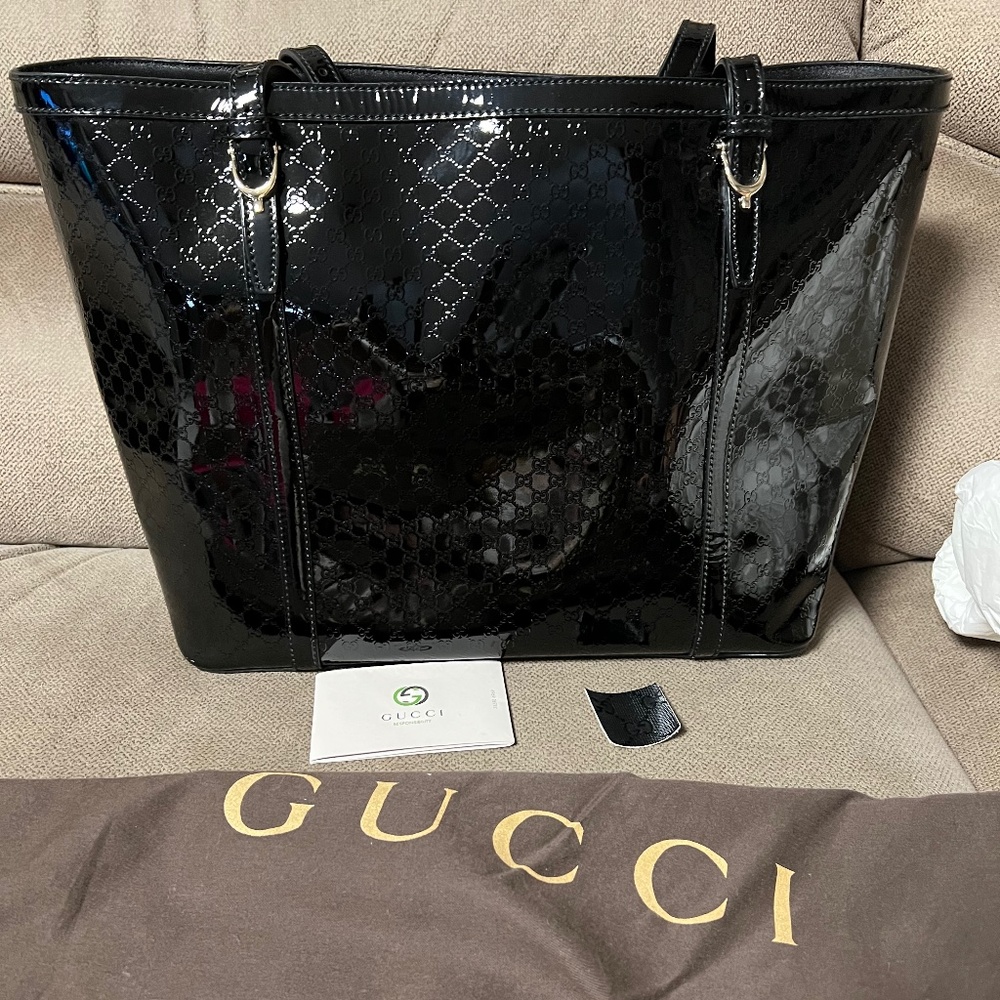 Gucci Microgussima tote